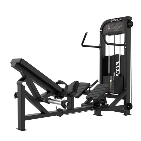 DUALIX Titan Dual Hip Thrust Pin Loaded 120 kg en Plate Loaded – Zwart