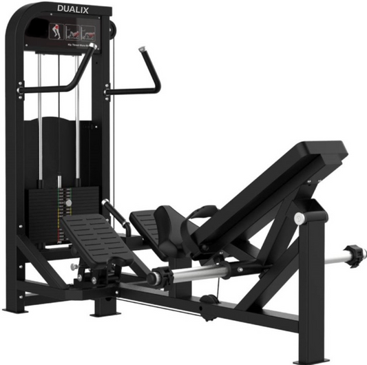 DUALIX Titan Dual Hip Thrust Pin Loaded 120 kg en Plate Loaded – Zwart