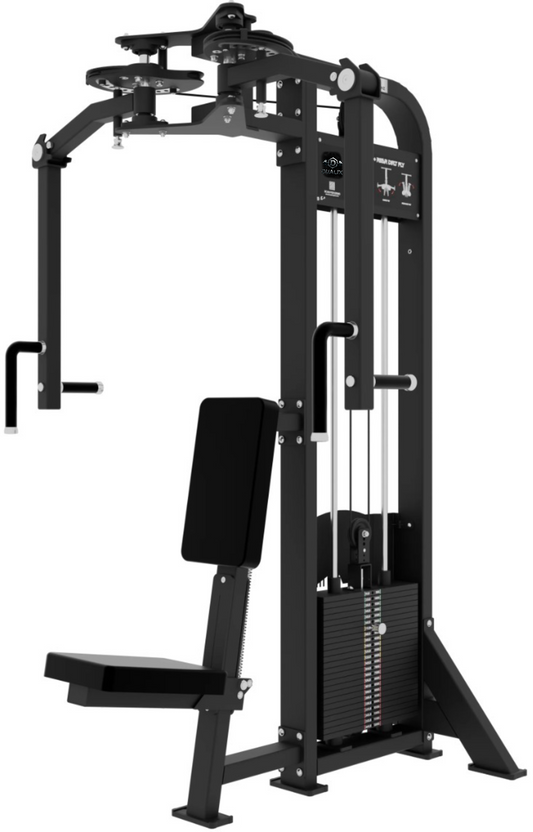 DUALIX Titan Dual Rear Delt en Pec Fly 120 kg – Zwart