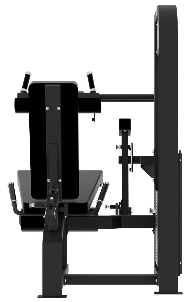 DUALIX Titan Dual Leg Extension en Leg Curl – 120kg gewichtsblok – Zwart