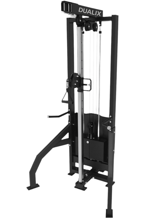 DUALIX Titan Dual Single Station Adjustable Pulley - 100 kg - Zwart