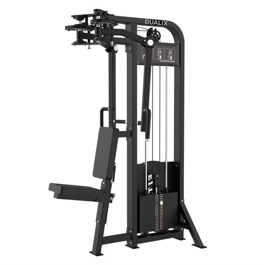 DUALIX Titan Dual Rear Delt en Pec Fly 120 kg – Zwart