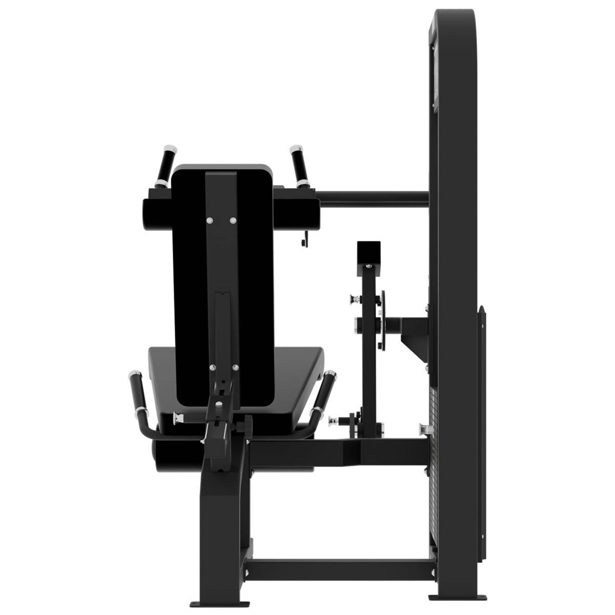 DUALIX Titan Dual Leg Extension and Leg Curl – 120kg weight stack – Black