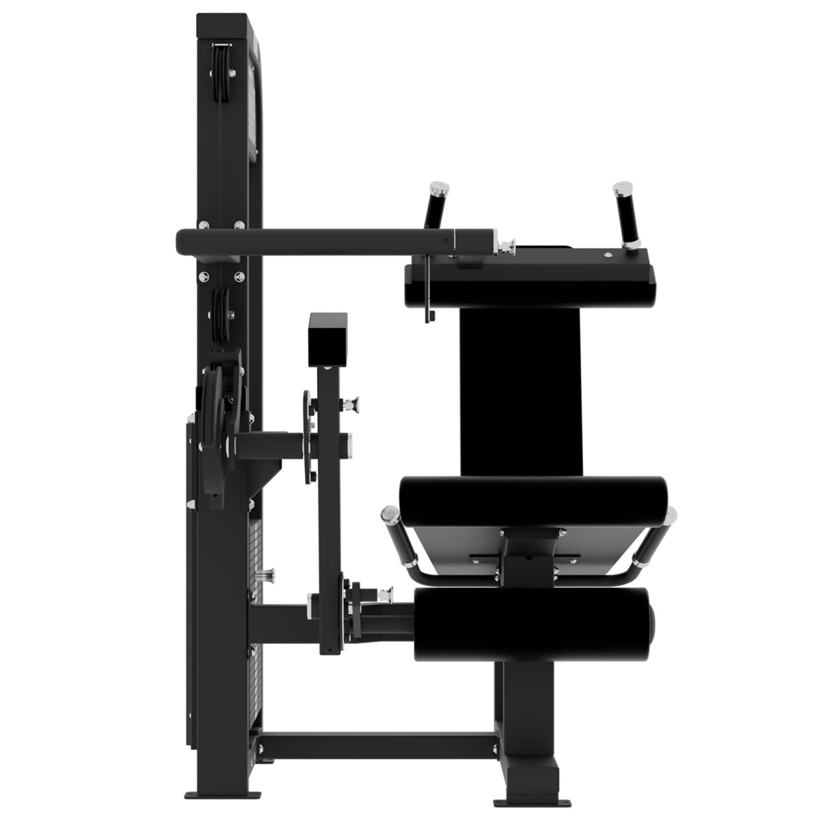 DUALIX Titan Dual Leg Extension and Leg Curl – 120kg weight stack – Black