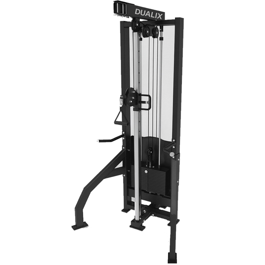 DUALIX Titan Dual Single Station Adjustable Pulley - 80 kg - Black
