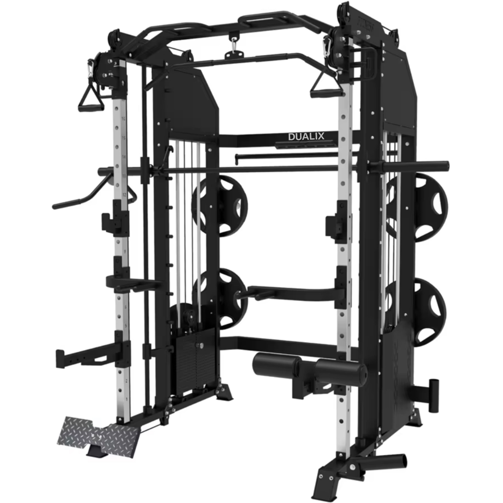 DUALIX Titan All-in-One Multifunctional Strength Training Station – 2 × 100 kg Weight Stacks